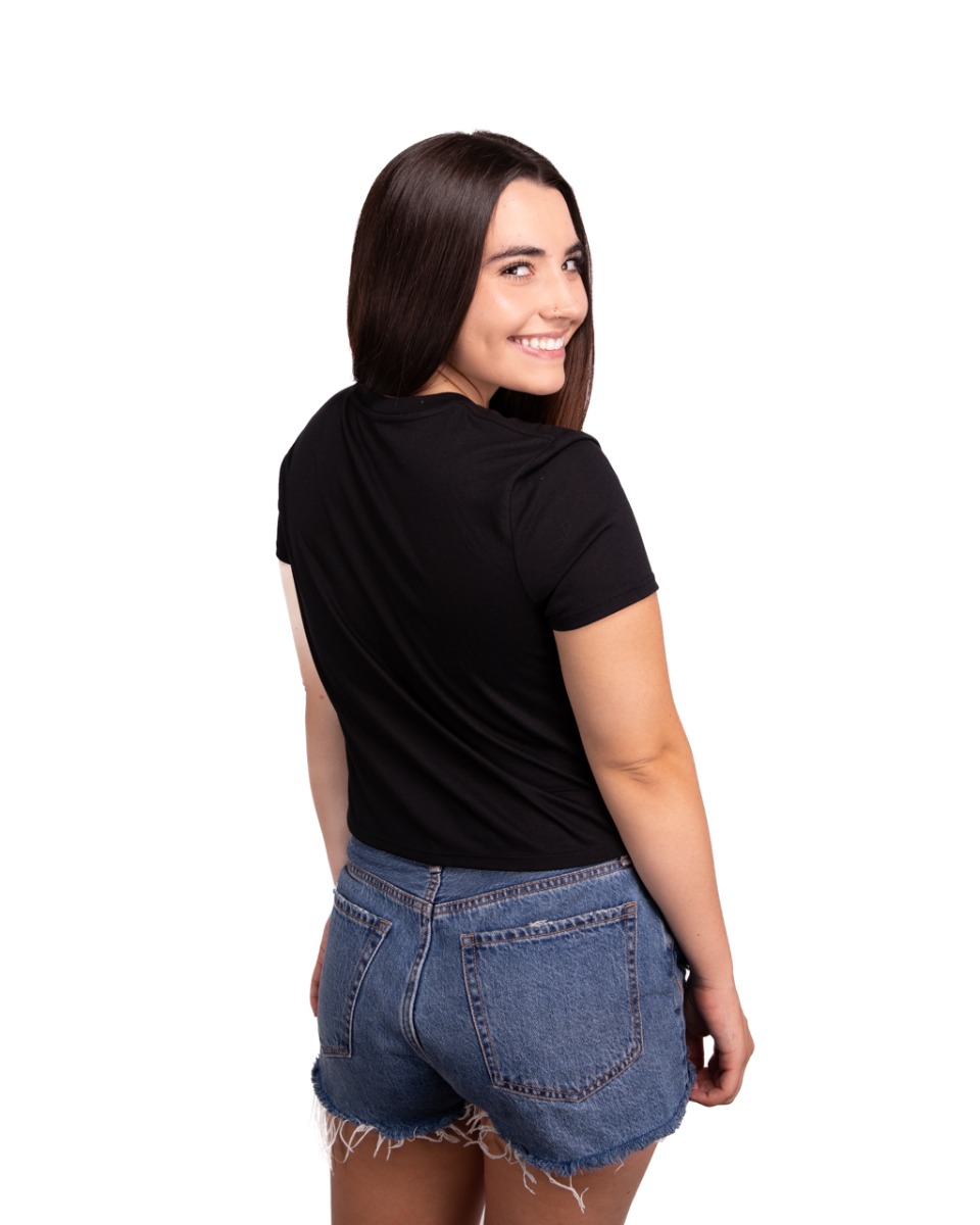 FITAID STANDARD LOGO NEON GREEN - CROPPED TEE 