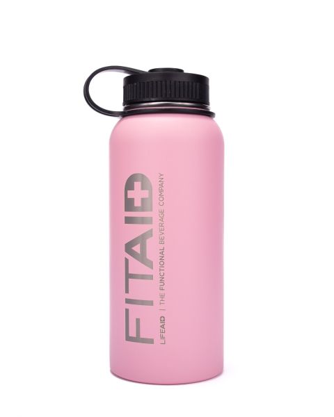 FITAID Insulated Bottle - Dusty Pink 32oz