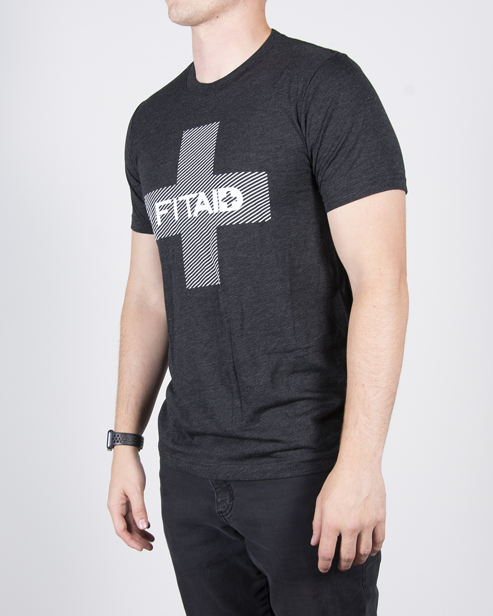 FITAID T-SHIRT PLUS - CHARCOAL 