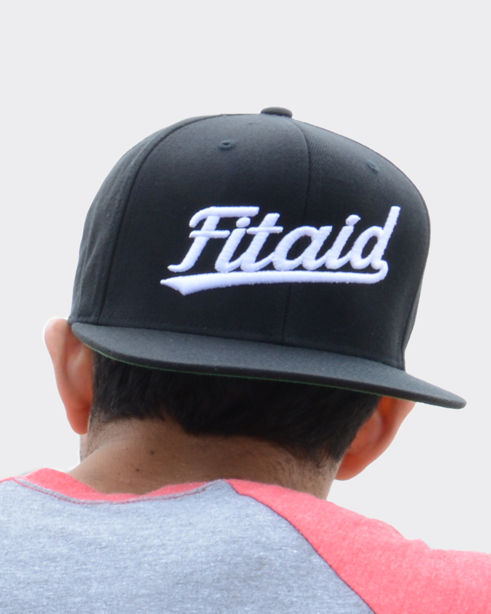 FITAID FLAT BILL SCRIPT HAT