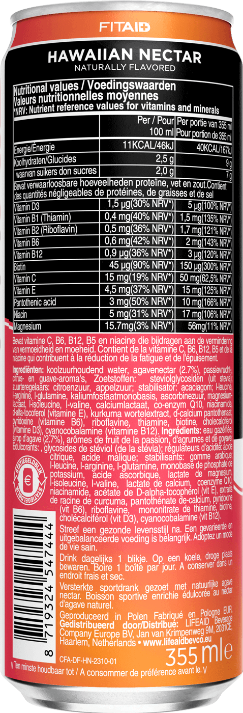 FitAid by LIFEAID Clean Recovery Blend for Your Active Lifestyle