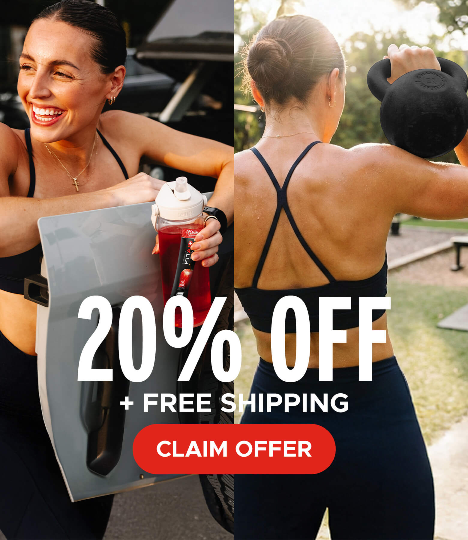 20% OFF + free shipping!