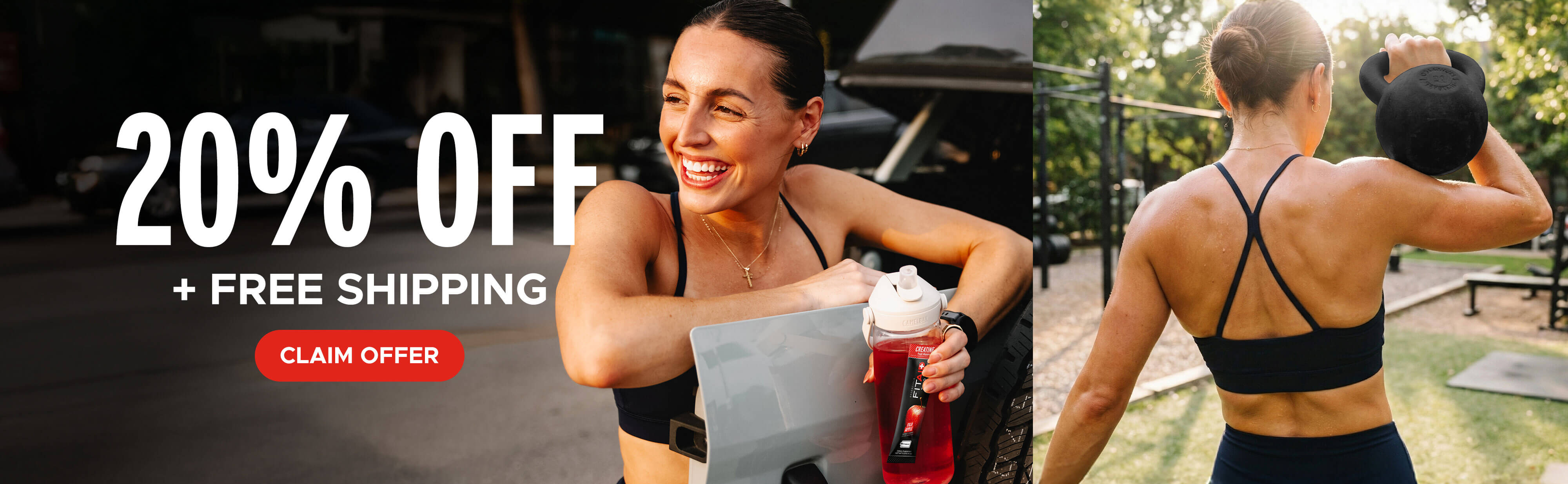 20% OFF + free shipping!